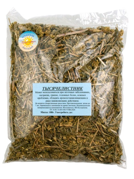Yarrow Herb &amp; Flower Tea Blend from Crimea (100g)