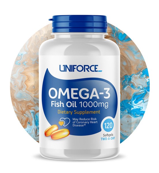 Omega-3 1000mg (120 Capsules) - Uniforce