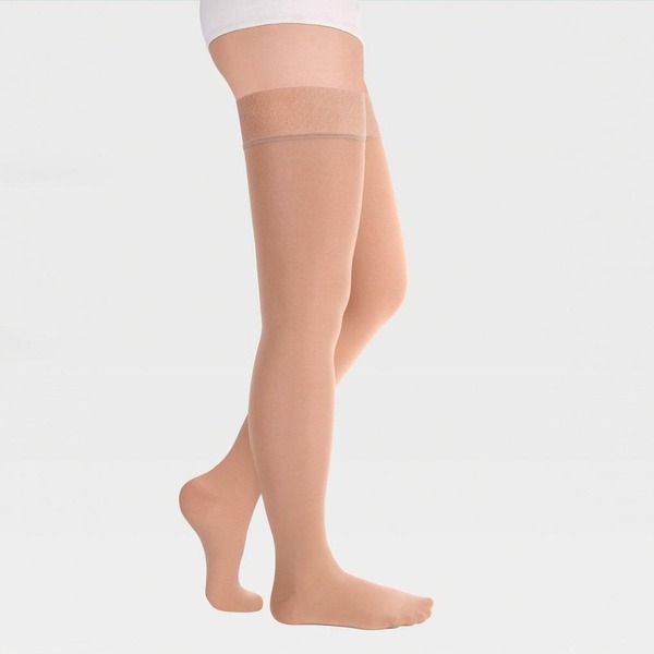 Beige Compression Stockings, Class 2 Compression - Ecoten