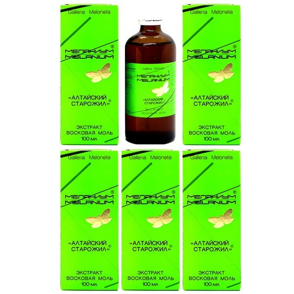Altai Wax Moth Extract: Immune-Boosting Tincture (6 x 100ml)