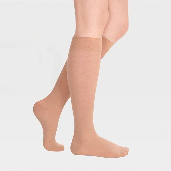 Beige Compression Socks, Class 1