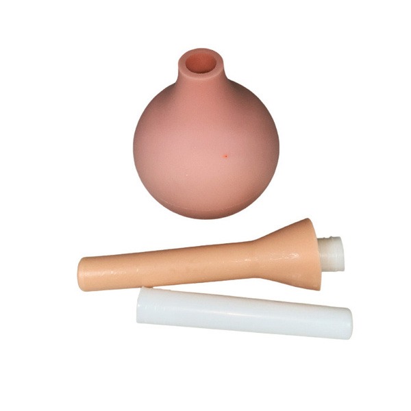 360ml Plastic Enema Bag with Two Tips
