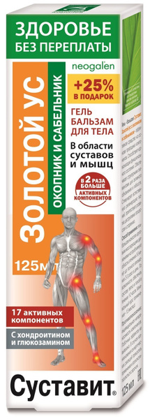 Joint Health Gel-Balsam: Golden Mustache, Comfrey &amp; Burdock (125ml)