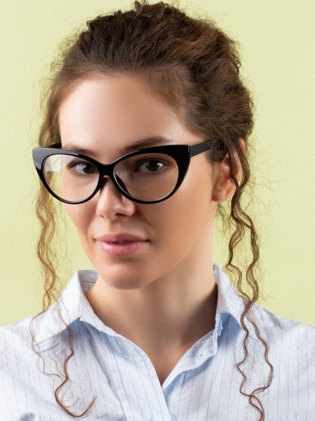 Black Women's Designer Eyeglass Frames - LUXWAY