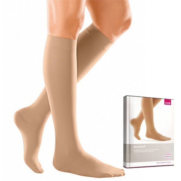 Beige Medi Compression Socks