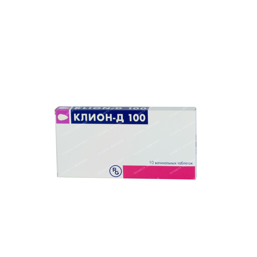 Klion-D 100 vaginal tablets 100mg/100mg №10x1