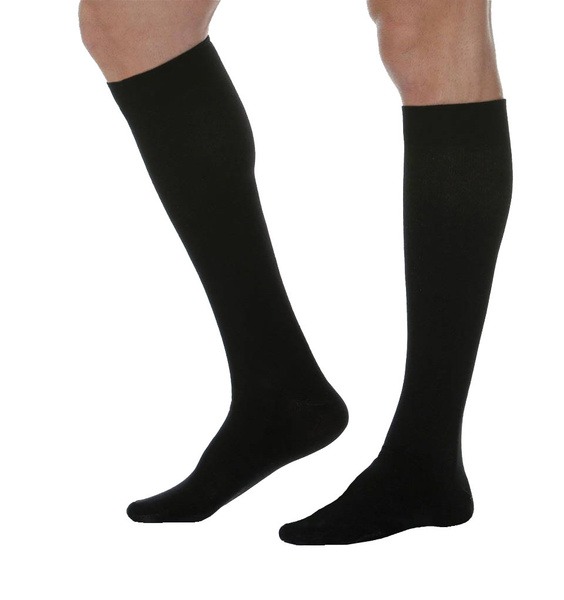 Filorosso Black Compression Socks (20-30 mmHg, 2-Pack)