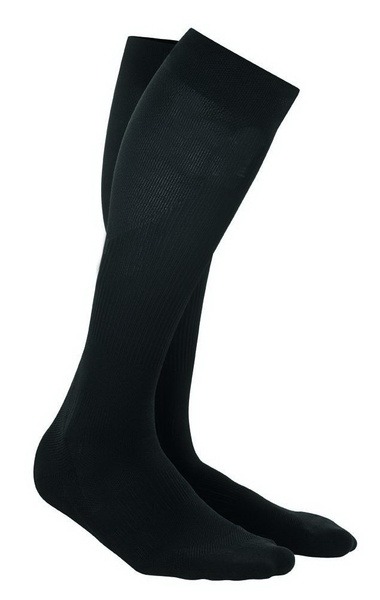 Black Compression Socks - 2 Pack, 15-20 mmHg