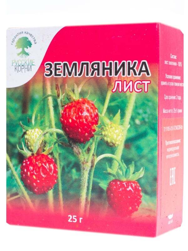 Russian Roots Strawberry Leaf Herbal Tea (25g)