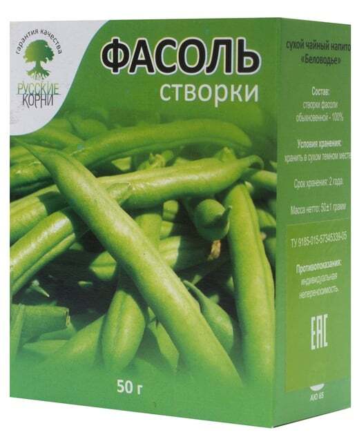 Kidney Bean Husk Herbal Blend, 50g - Russian Roots | Natural Diuretic for Edema