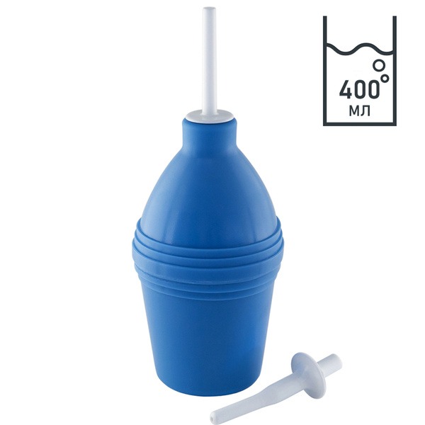 PVC Bulb Syringe with 2 Tips, 400ml
