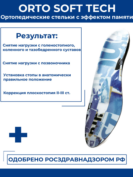 Memory Foam Orthotic Insoles: Arch Support for Flat Feet
