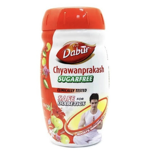 Dabur Sugar-Free Chyawanprash (2 x 500g) - Ayurvedic Immunity Boost from India