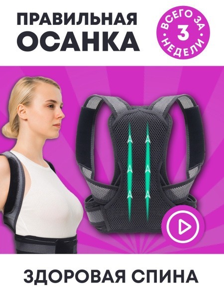 Posture Corrector for Adults &amp; Kids: Back Brace &amp; Support