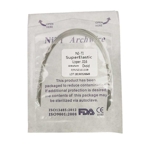 Titanium Nail Correction System: Super Elastic Ovoid NiTi Wires (0.016")