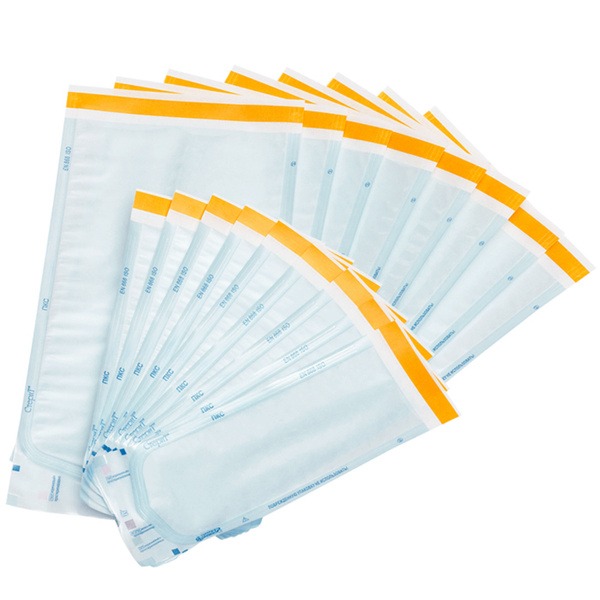 Winar Sterilization Pouches, Self-Sealing, 60x250mm, 100 Pack