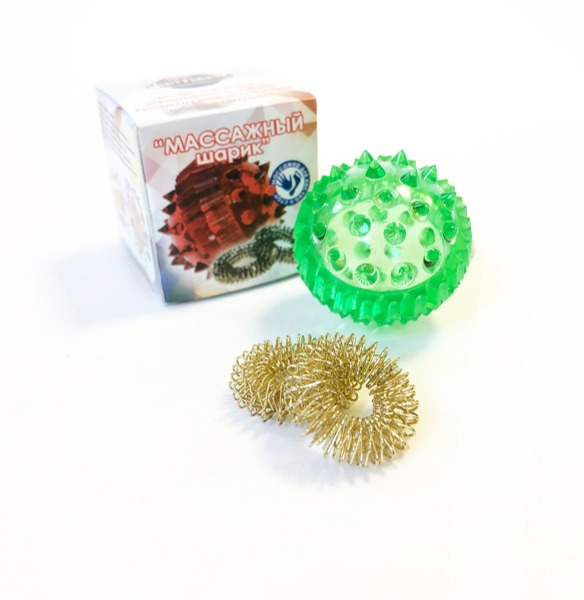 Su-Jok Therapy Ball with Spring Rings: Develop Fine Motor Skills