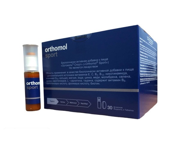 Orthomol Sport (Germany): 30-Day Supply of Vitamins &amp; Taurine for Athletes