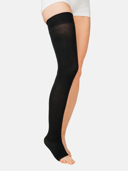 Compression Stockings (Black, Class 1, 1 Pair)