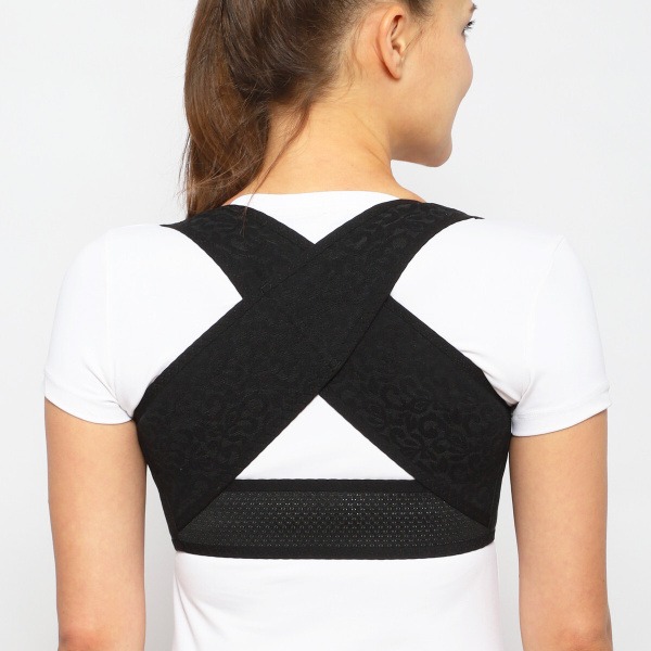 Back Posture Corrector D-130 #3 Black (29.5-31.5 inches)