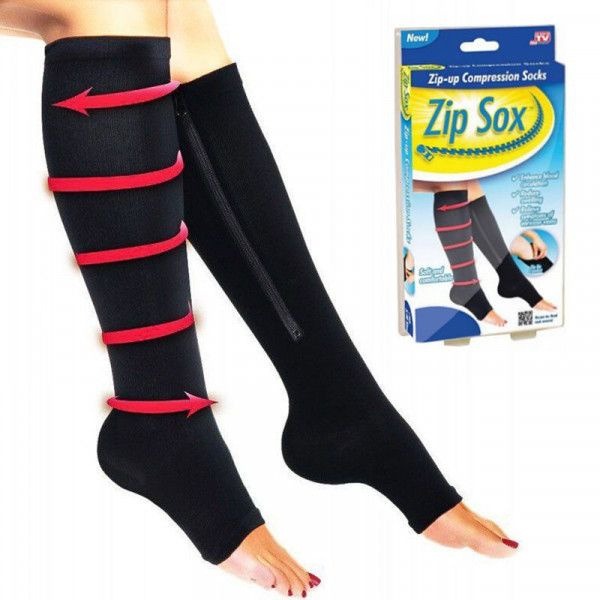 MaxBoom Black Compression Socks