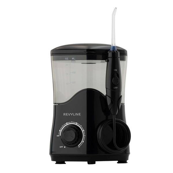 Revyline RL100 Water Flosser: 7 Tips, 10 Modes, 600ml Tank - Black