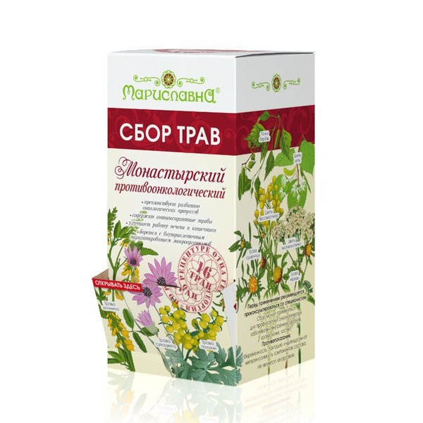 Marislavna Monastery Anti-Cancer Herbal Tea, 30 Filter Bags