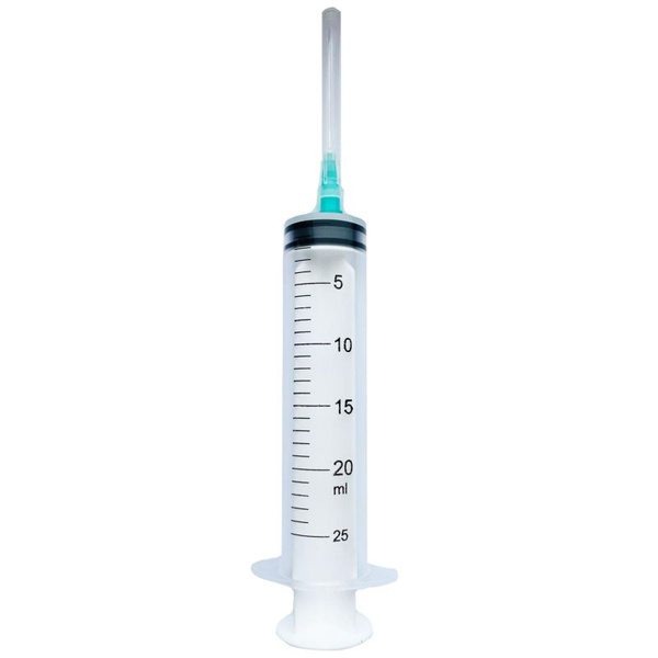 Sterile 20ml 3-Part Syringes (21G x 0.8x40mm) - 300/Box