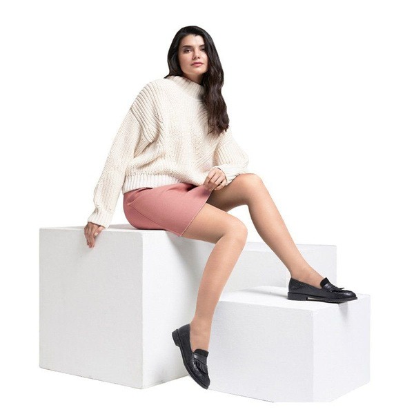 Venoteks Beige Compression Stockings, Class 2, 1 Pair