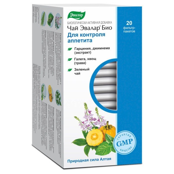 Evalar Bio Appetite Control Tea (20 Tea Bags)