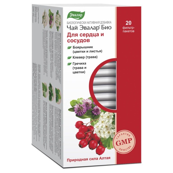 Evalar Bio Heart &amp; Vessel Tea Bags (20 Count)