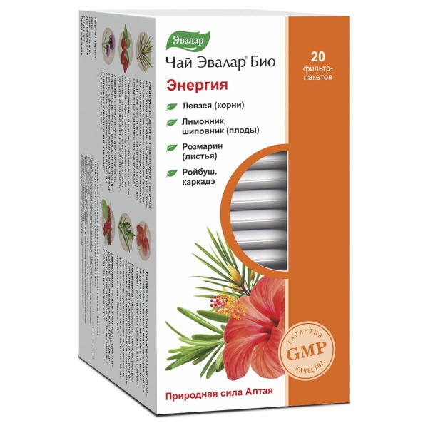 Evalar Bio Energy Tea Bags (20 x 1.5g)