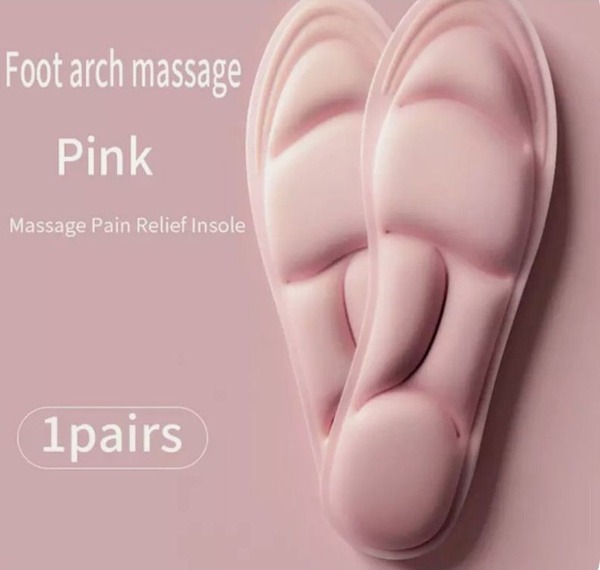 Orthotic Insoles: Soft, Breathable, Shock-Absorbing, Blister Prevention (Sizes 35-39)