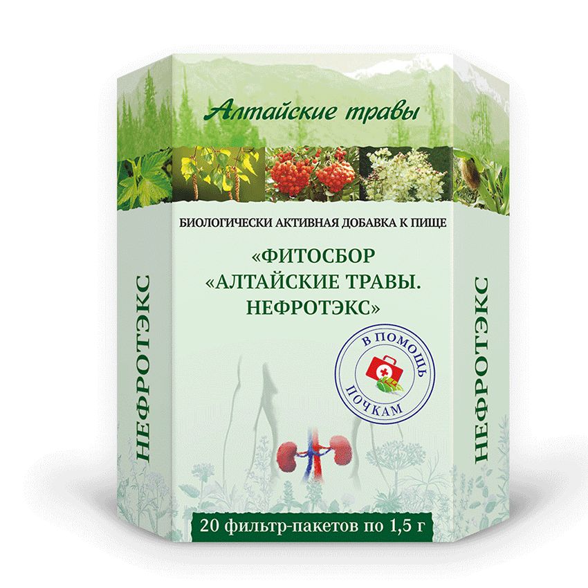 Altai Herbs Nephrotex Kidney Tea (20 x 1.5g Sachets)
