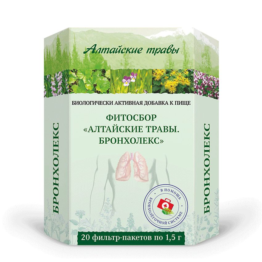 Altai Herbs Broncholex Phyto-Collection: 20 x 1.5g Sachets