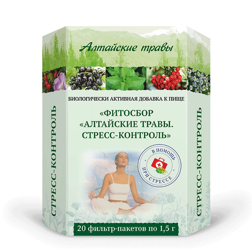 Altai Herbs Stress Control Tea Bags (20 x 1.5g)