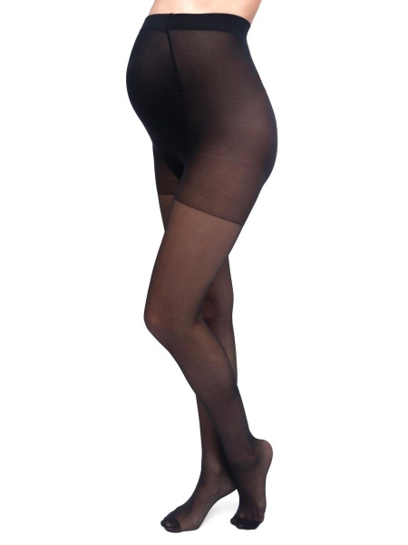 Filorosso Black Compression Stockings - 40 Denier, Class 1, 1 Pair