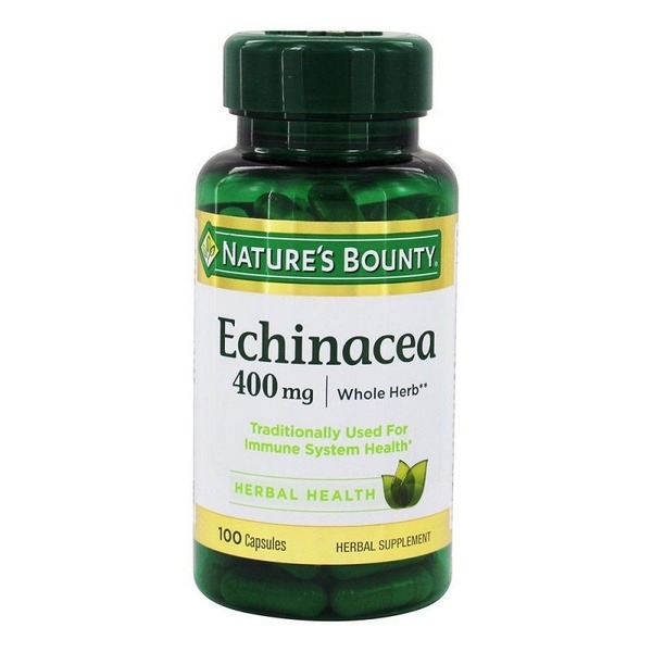 Nature's Bounty Echinacea 400mg Capsules - 100 Count