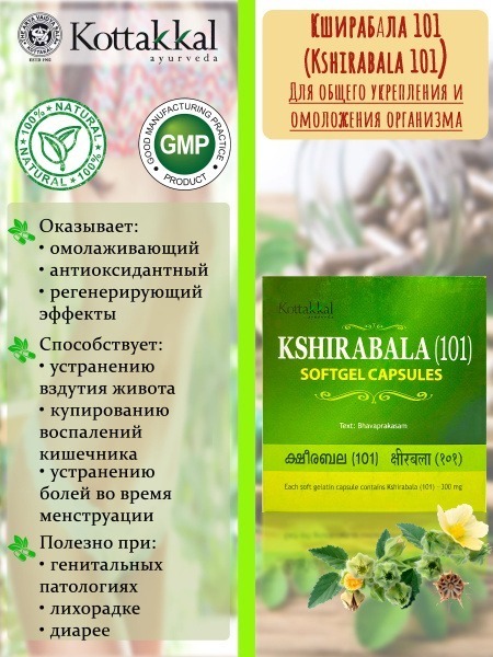 Kshirabala 101: Ayurvedic Rejuvenation & Wellness (Kottakkal Ayurveda)