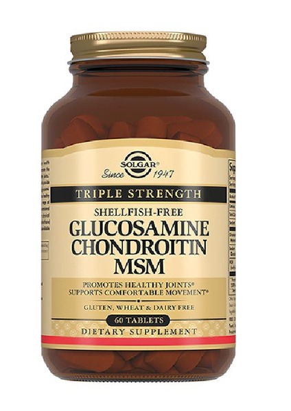 Solgar Glucosamine Chondroitin MSM Supplement - 60 Tablets
