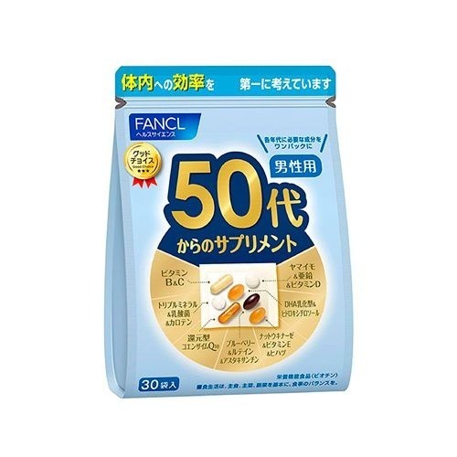 FANCL Men's 50+ Multivitamin: 30-Day Supply
