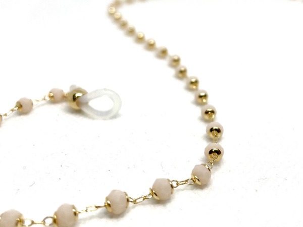 Eyeglass Chain Holder with Stones