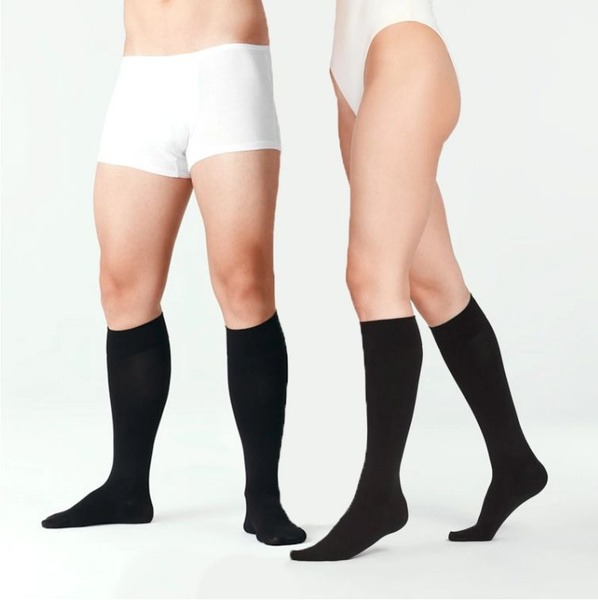 Venoteks Compression Socks: Black, Class 2, 1 Pair