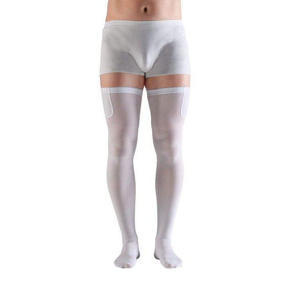 Venoteks Compression Stockings: White, Class 1, 1 Pair