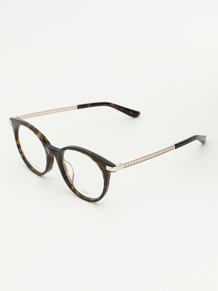 Jimmy Choo JC224/F Women's Dark Brown Gold Eyeglass Frames