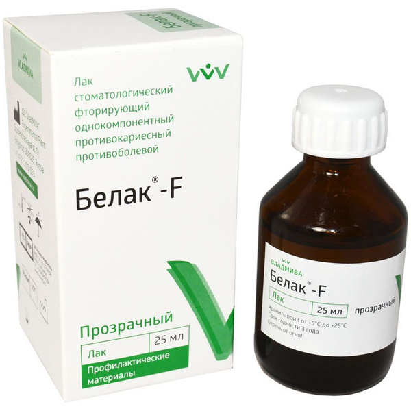 Belak F Fluoride Tooth Enamel Varnish (25ml)
