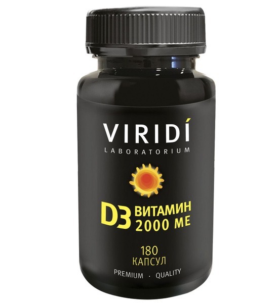 Small D3 2000 IU Capsules (180 Count) - Beef Gelatin