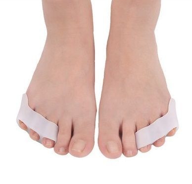 Toe Separator with Rings & Silicone Gel: Correct Bunions & Overlapping Toes