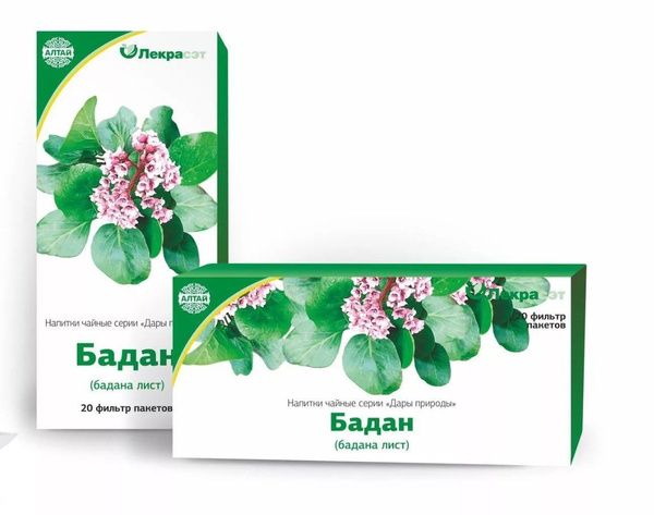 LeCRA Set: Badan Leaf Tea Bags (Gifts of Nature)