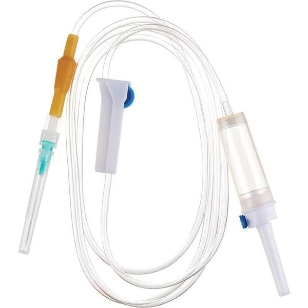 IV Infusion Set with 21G Needle (10 Pack)